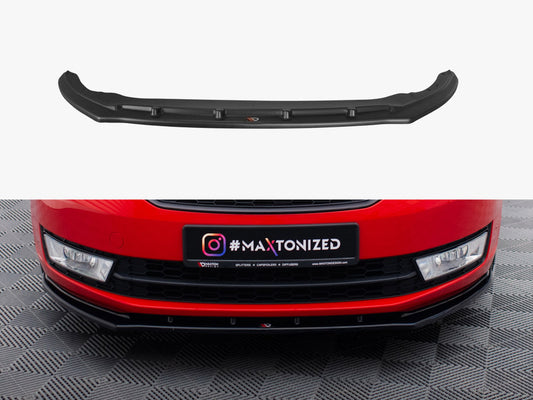 Maxton Design Front Splitter V.2 Skoda Rapid