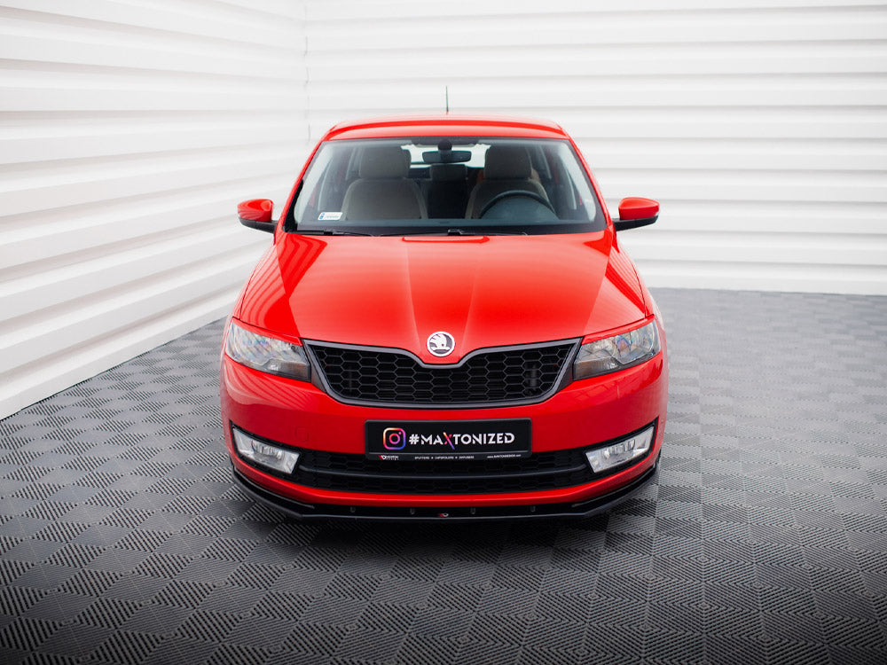 Maxton Design Front Splitter V.2 Skoda Rapid