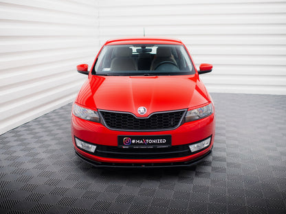 Maxton Design Front Splitter V.2 Skoda Rapid
