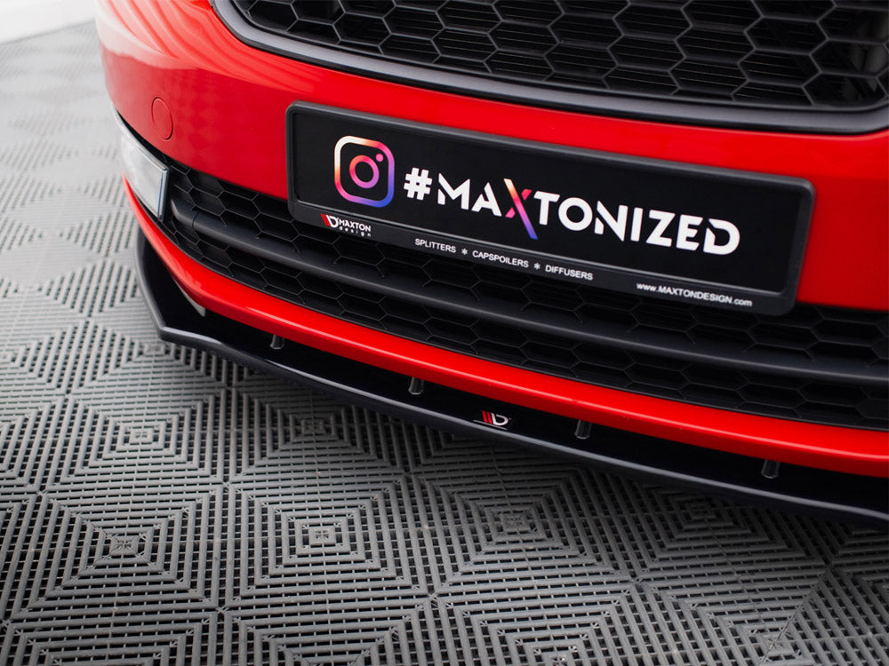 Maxton Design Front Splitter V.2 Skoda Rapid