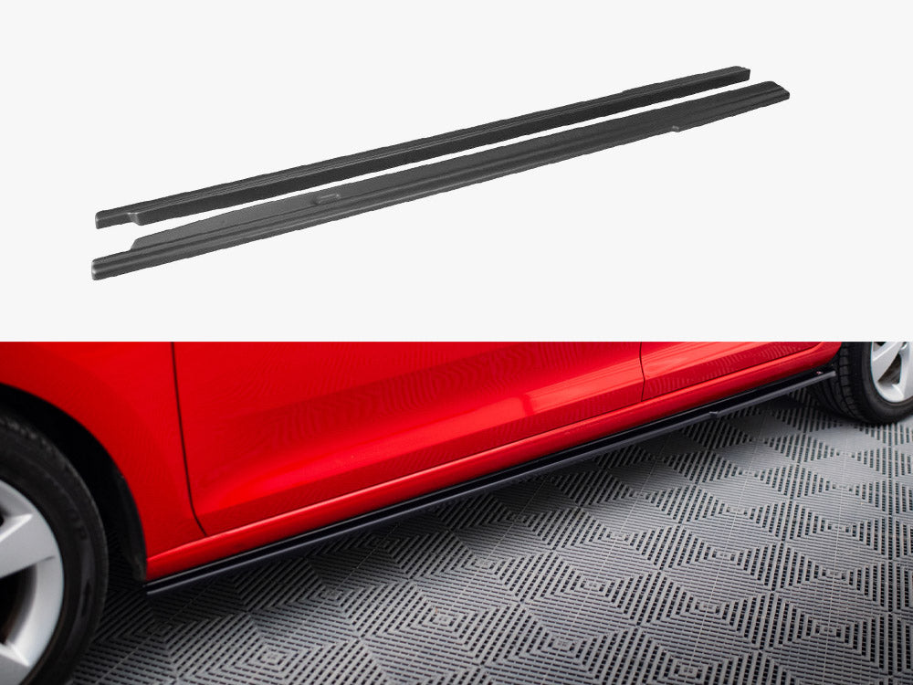 Maxton Design Side Skirt Diffusers Skoda Rapid
