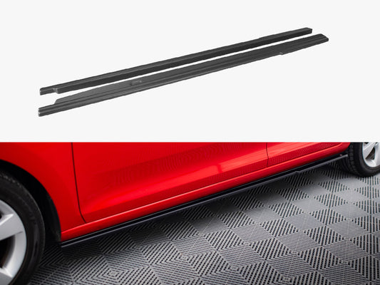 Maxton Design Side Skirt Diffusers Skoda Rapid