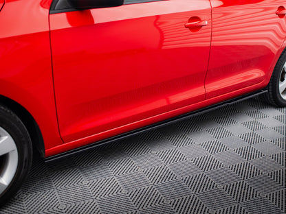 Maxton Design Side Skirt Diffusers Skoda Rapid