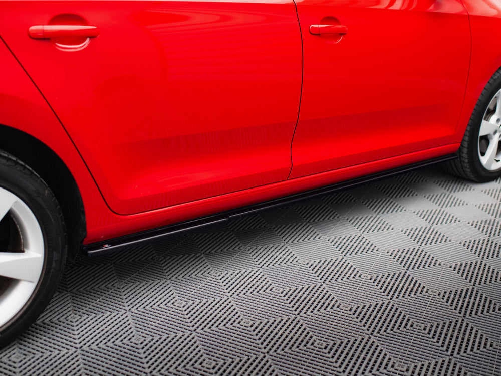 Maxton Design Side Skirt Diffusers Skoda Rapid