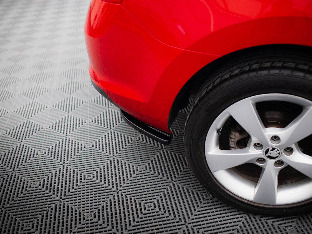 Maxton Design Rear Side Splitters Skoda Rapid Spaceback