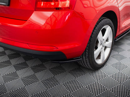 Maxton Design Rear Side Splitters Skoda Rapid Spaceback