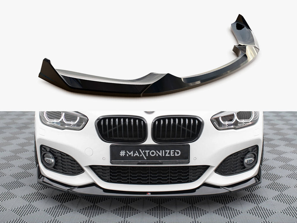 Maxton Design Front Splitter V.4 CSL Look BMW 1 M-Pack / M140i F20 Facelift