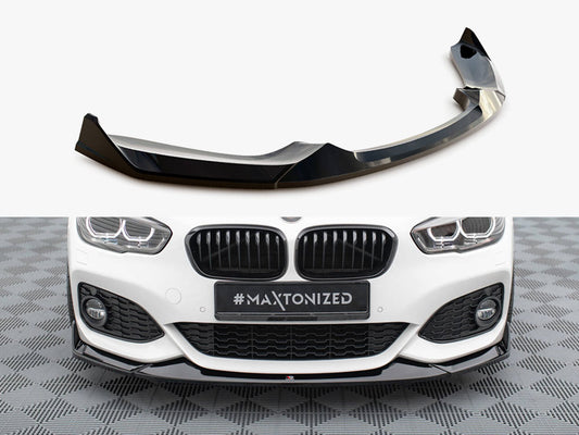 Maxton Design Front Splitter V.4 CSL Look BMW 1 M-Pack / M140i F20 Facelift