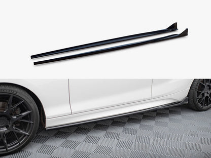Maxton Design Side Skirts Diffusers V.3 CSL Look BMW 1 M-Pack / M140i F20 Facelift