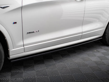 Maxton Design Side Skirt Diffusers BMW X3 M-Pack F25 Facelift