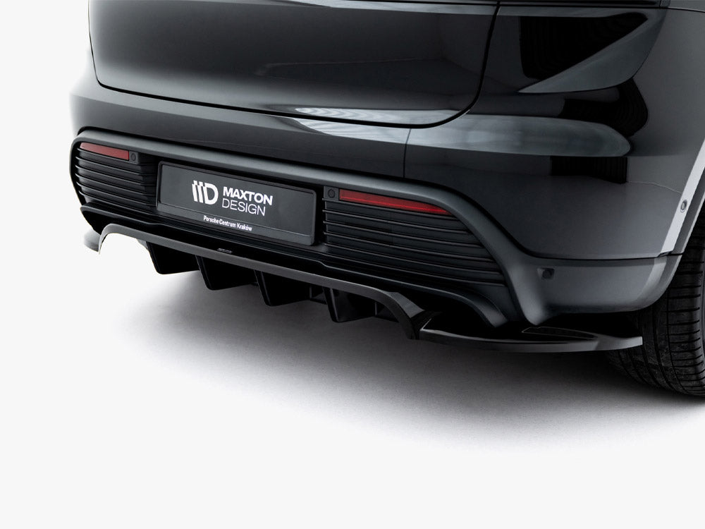 Maxton Design Rear Splitter (Vertical Bars) Porsche Macan EV Mk1