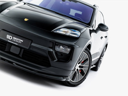 Maxton Design Front Splitter Porsche Macan EV Mk1