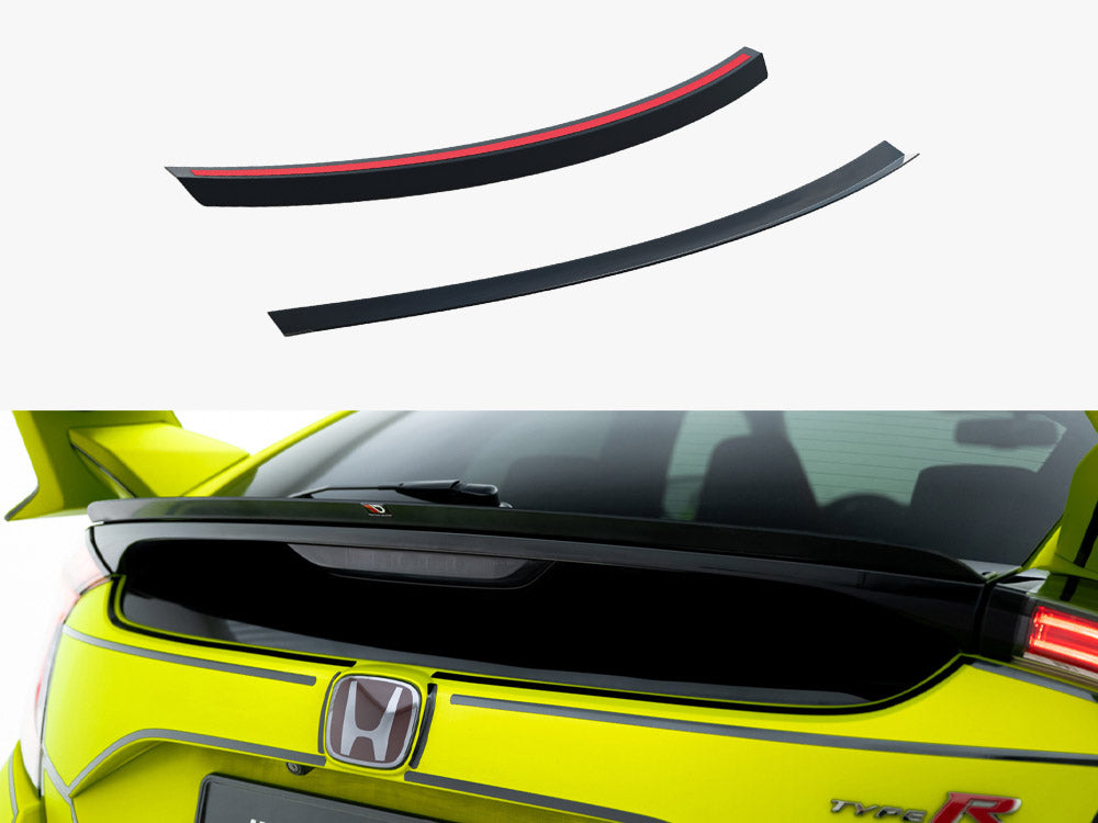 Maxton Design Lower Spoiler CAP Honda Civic Type-R Mk10 / Mk10 Facelift