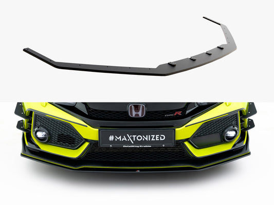 Maxton Design Street PRO Front Splitter V.2 Honda Civic Type-R Mk10 / Mk10 Facelift
