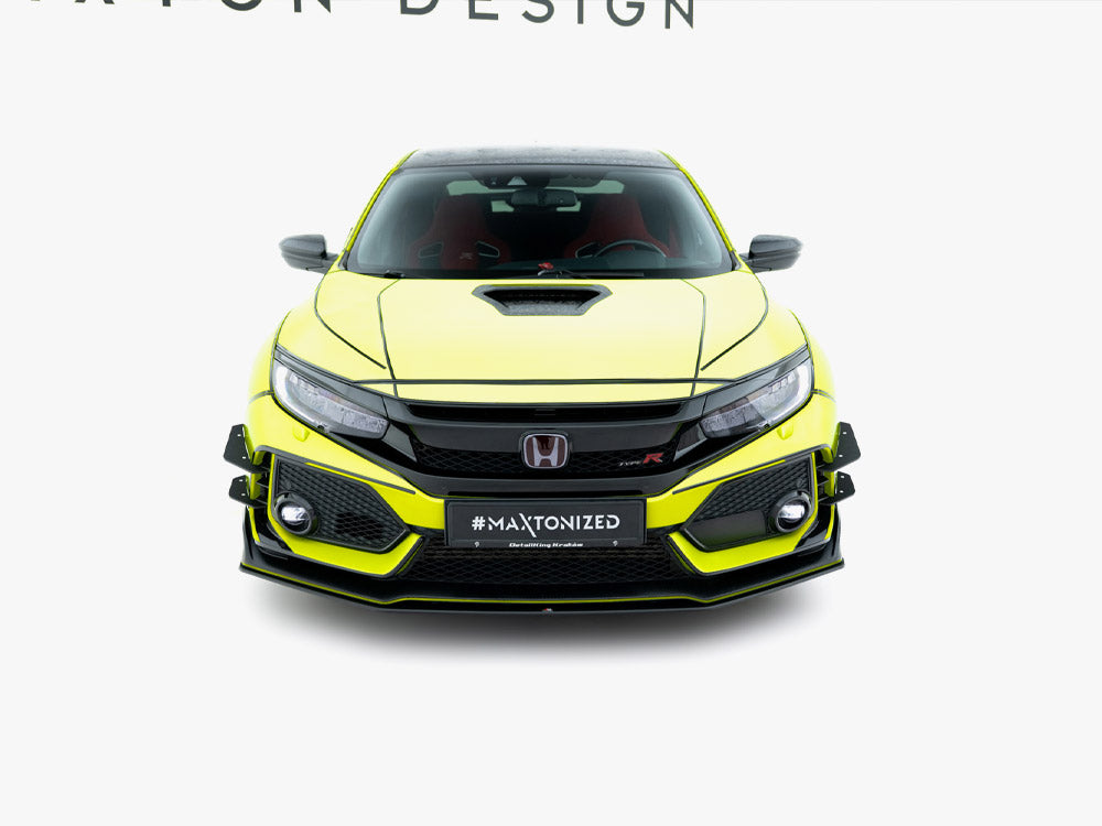 Maxton Design Street PRO Front Splitter V.2 Honda Civic Type-R Mk10 / Mk10 Facelift