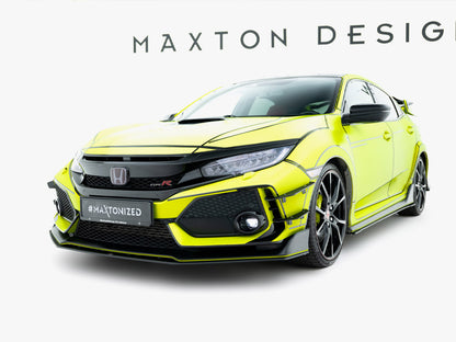 Maxton Design Street PRO Front Splitter V.2 Honda Civic Type-R Mk10 / Mk10 Facelift