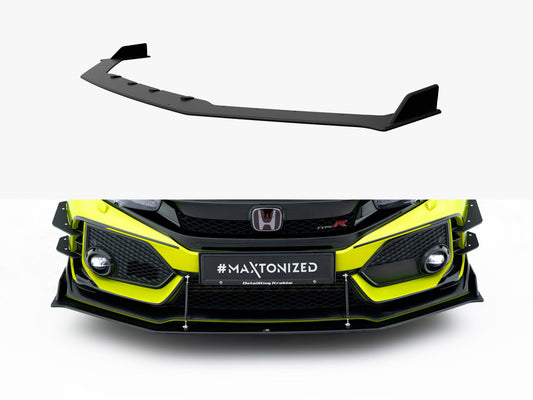 Maxton Design Street PRO Front Splitter Honda Civic Type-R Mk10 / Mk10 Facelift