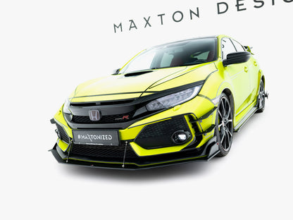 Maxton Design Street PRO Front Splitter Honda Civic Type-R Mk10 / Mk10 Facelift