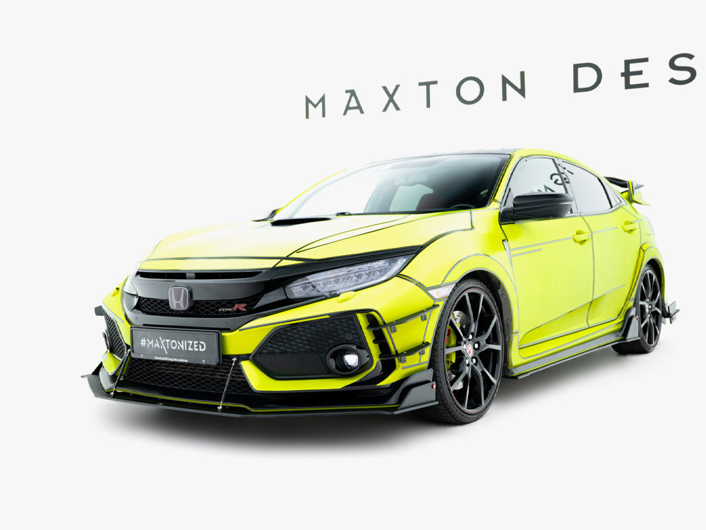 Maxton Design Street PRO Front Splitter Honda Civic Type-R Mk10 / Mk10 Facelift