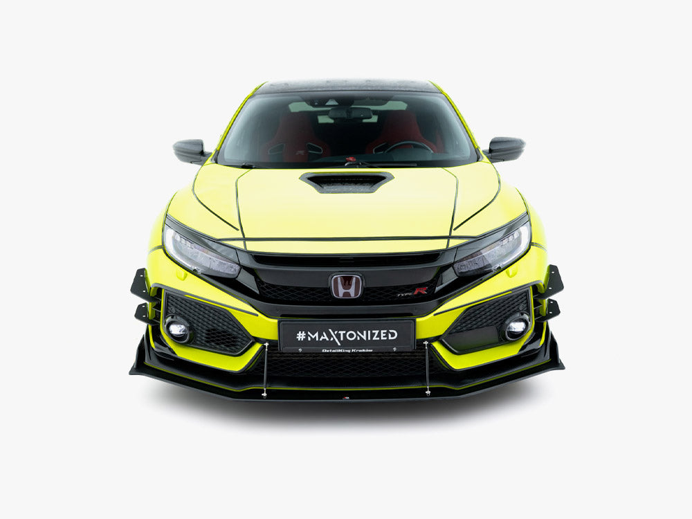Maxton Design Street PRO Front Splitter Honda Civic Type-R Mk10 / Mk10 Facelift