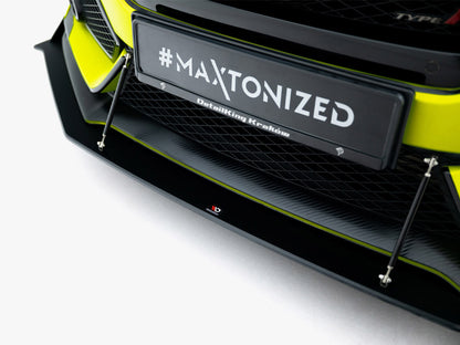 Maxton Design Street PRO Front Splitter Honda Civic Type-R Mk10 / Mk10 Facelift