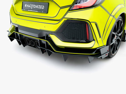 Maxton Design Street PRO Rear Diffuser Honda Civic Type-R Mk10 / Mk10 Facelift