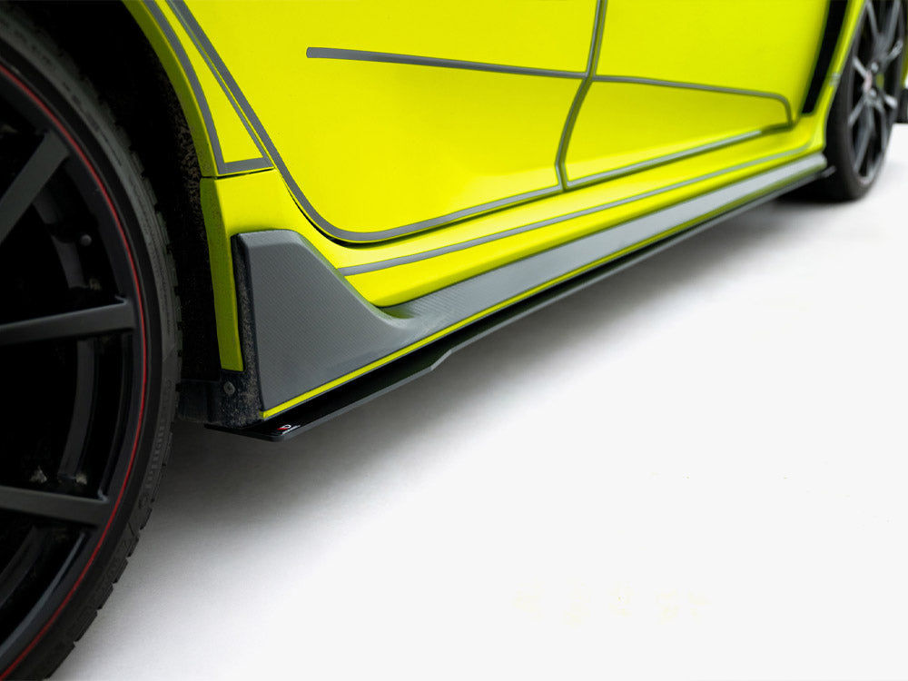 Maxton Design Racing Side Skirt Diffusers Honda Civic Type-R Mk10 / Mk10 Facelift
