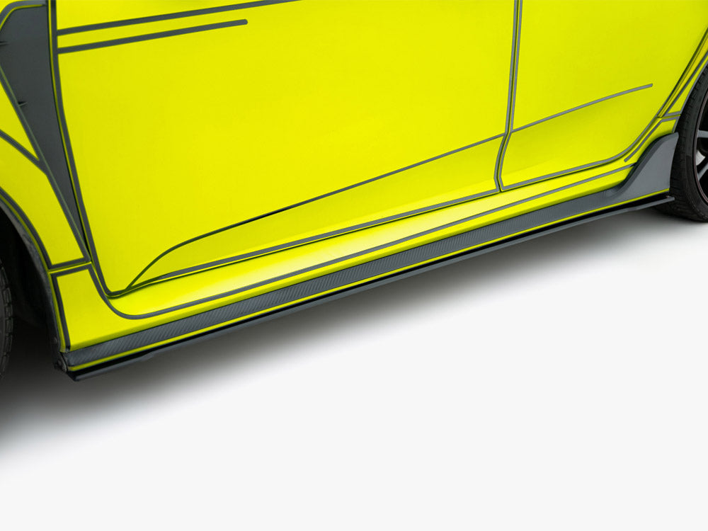 Maxton Design Street PRO Side Skirt Diffusers V.2 Honda Civic Type-R Mk10 / Mk10 Facelift