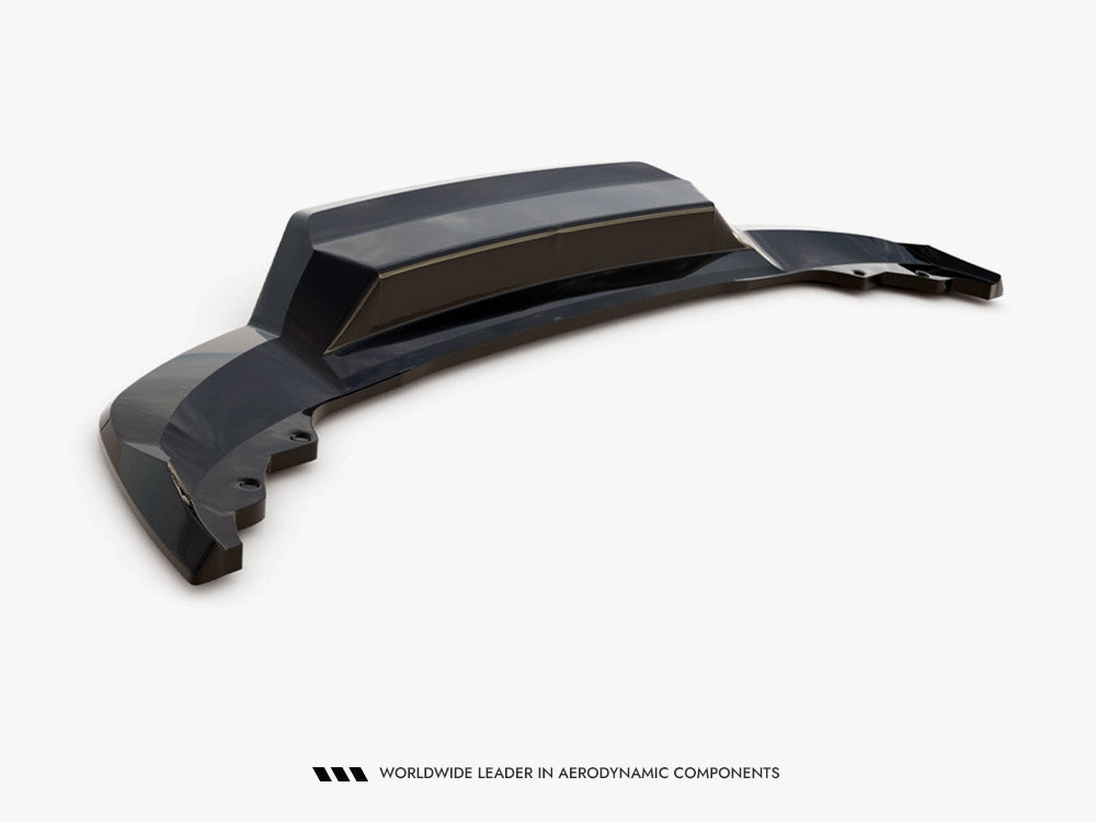 Maxton Design Rear Splitter (Vertical Bars) Skoda Karoq Sportline Mk1 Facelift