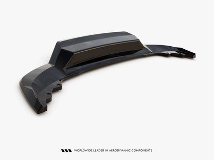 Maxton Design Rear Splitter (Vertical Bars) Skoda Karoq Sportline Mk1 Facelift