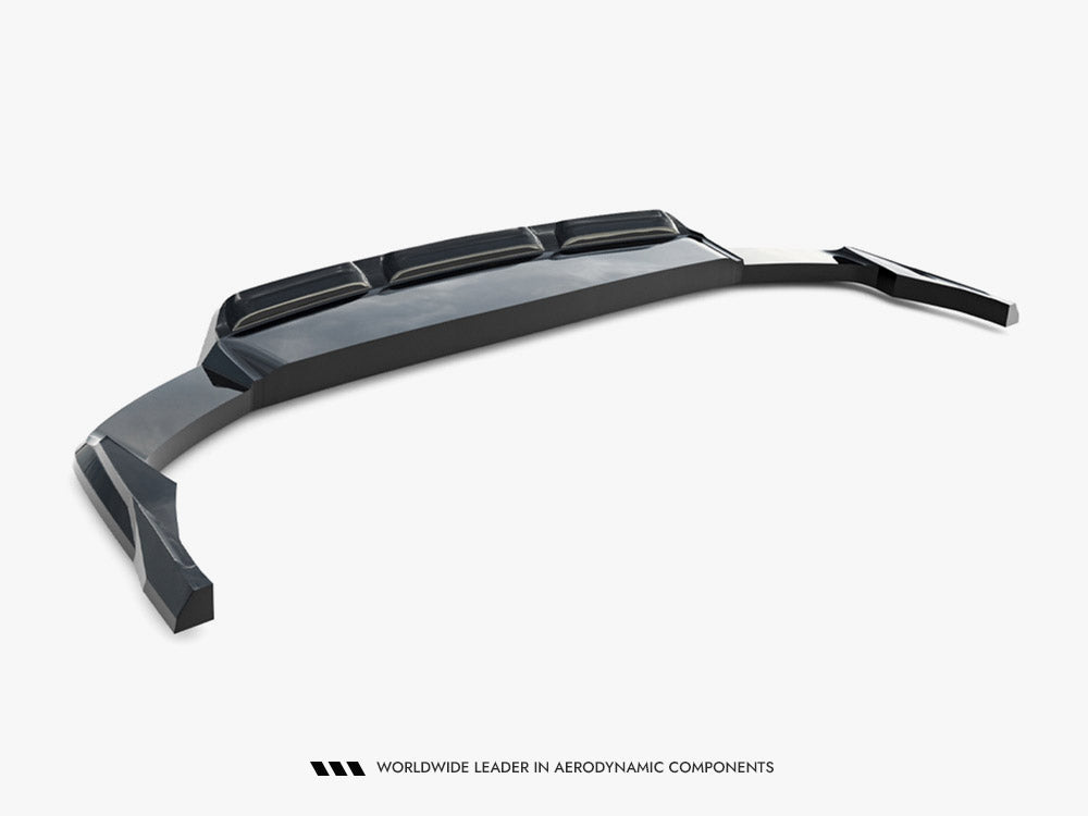 Maxton Design Rear Splitter (Vertical Bars) Audi Q8 Mk1 Facelift