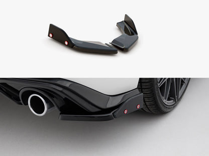 Maxton Design Rear Side Splitters V.4 + Flaps Volkswagen Golf GTI / GTE Mk8