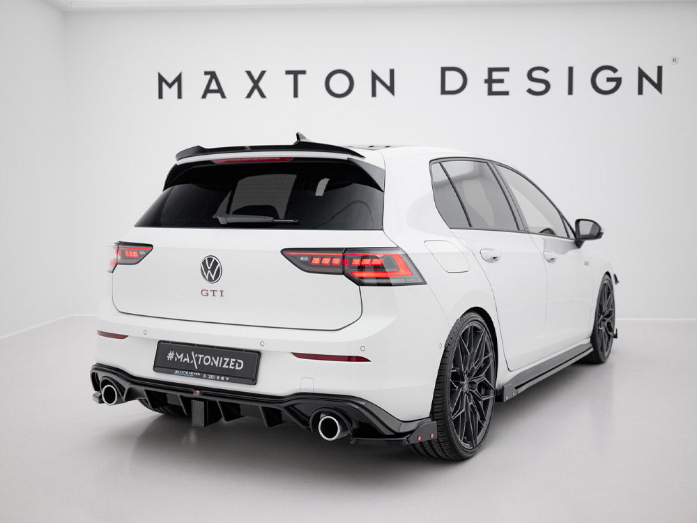 Maxton Design Rear Side Splitters V.4 + Flaps Volkswagen Golf GTI / GTE Mk8