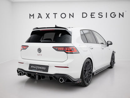 Maxton Design Rear Side Splitters V.4 + Flaps Volkswagen Golf GTI / GTE Mk8