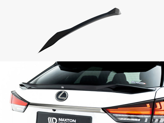 Maxton Design Lower Spoiler CAP 3D Lexus RX F-Sport Mk4 Facelift