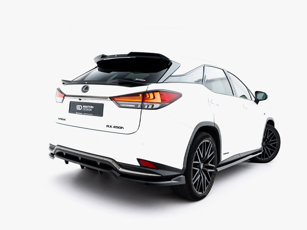 Maxton Design Lower Spoiler CAP 3D Lexus RX F-Sport Mk4 Facelift