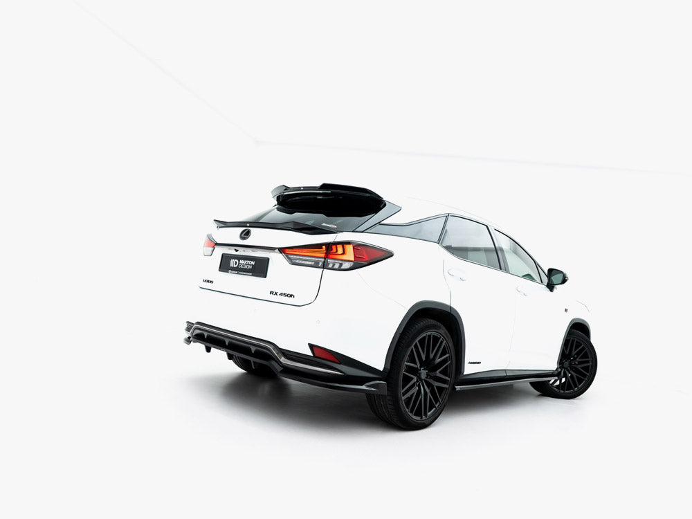 Maxton Design Rear Splitter (Vertical Bars) Lexus RX F-Sport Mk4 Facelift