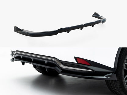 Maxton Design Rear Splitter (Vertical Bars) Lexus RX F-Sport Mk4 Facelift