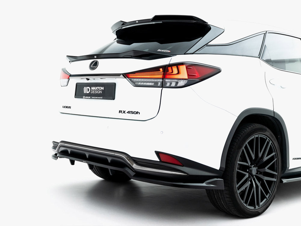 Maxton Design Rear Splitter (Vertical Bars) Lexus RX F-Sport Mk4 Facelift