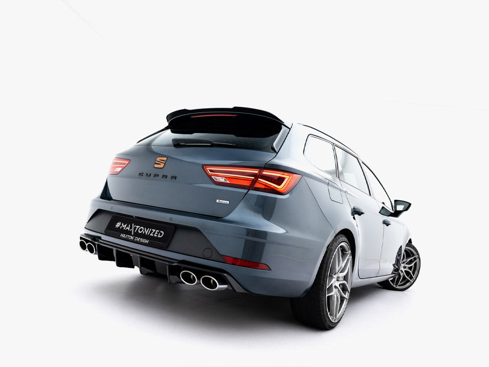 Maxton Design Spoiler CAP V.1 Seat Leon Cupra ST Mk3 / Mk3 Facelift