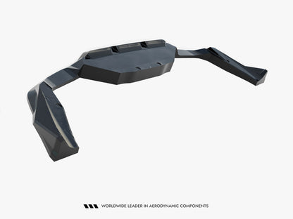 Maxton Design Rear Splitter (Vertical Bars) BMW X2 M35i U10