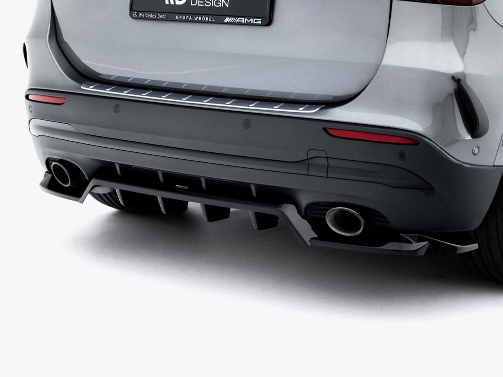 Maxton Design Rear Splitter (Vertical Bars) Mercedes-AMG GLA 35 H247 Facelift