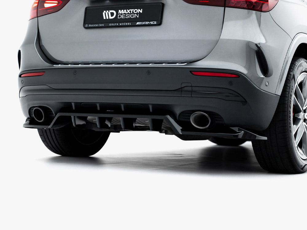 Maxton Design Rear Splitter (Vertical Bars) Mercedes-AMG GLA 35 H247 Facelift