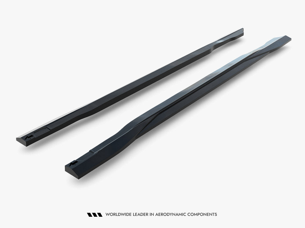 Maxton Design Side Skirts Diffusers Mercedes-AMG GLA 35 H247 Facelift