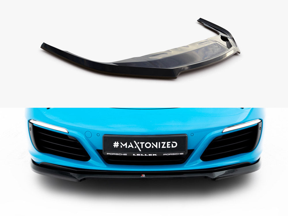 Maxton Design Front Splitter V.1 Porsche 911 Carrera 991 Facelift