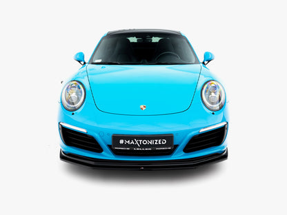 Maxton Design Front Splitter V.2 Porsche 911 Carrera 991 Facelift
