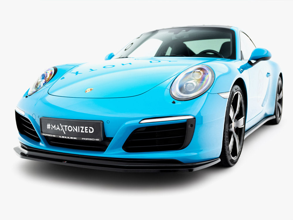 Maxton Design Front Splitter V.2 Porsche 911 Carrera 991 Facelift