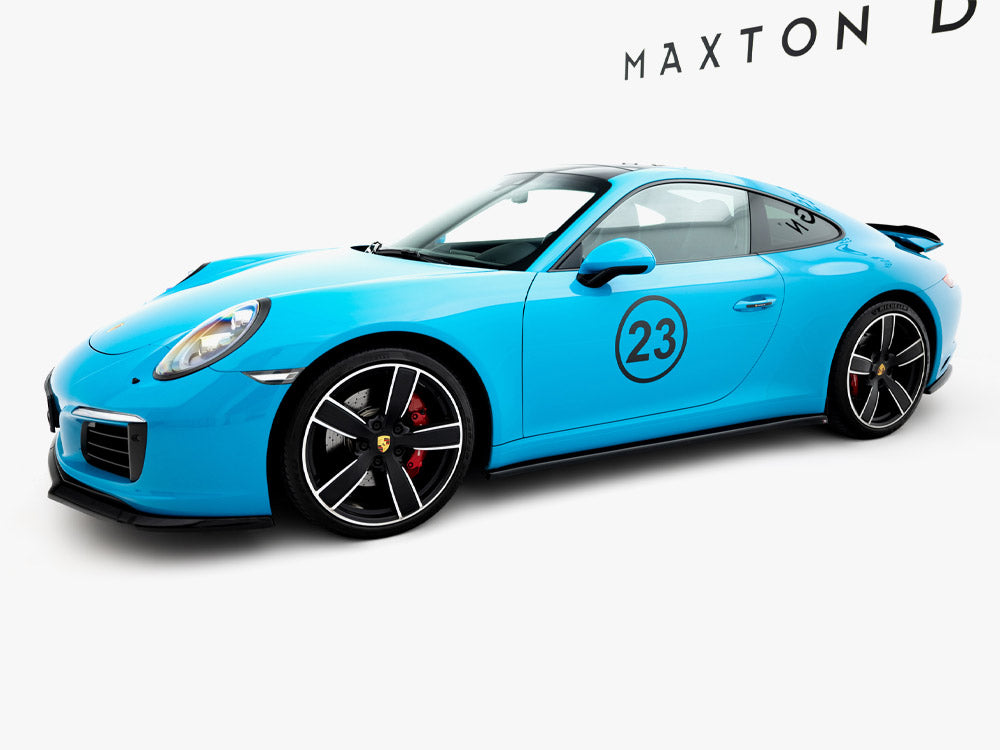 Maxton Design Side Skirt Diffusers Porsche 911 Carrera 991 Facelift