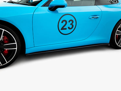 Maxton Design Side Skirt Diffusers Porsche 911 Carrera 991 Facelift