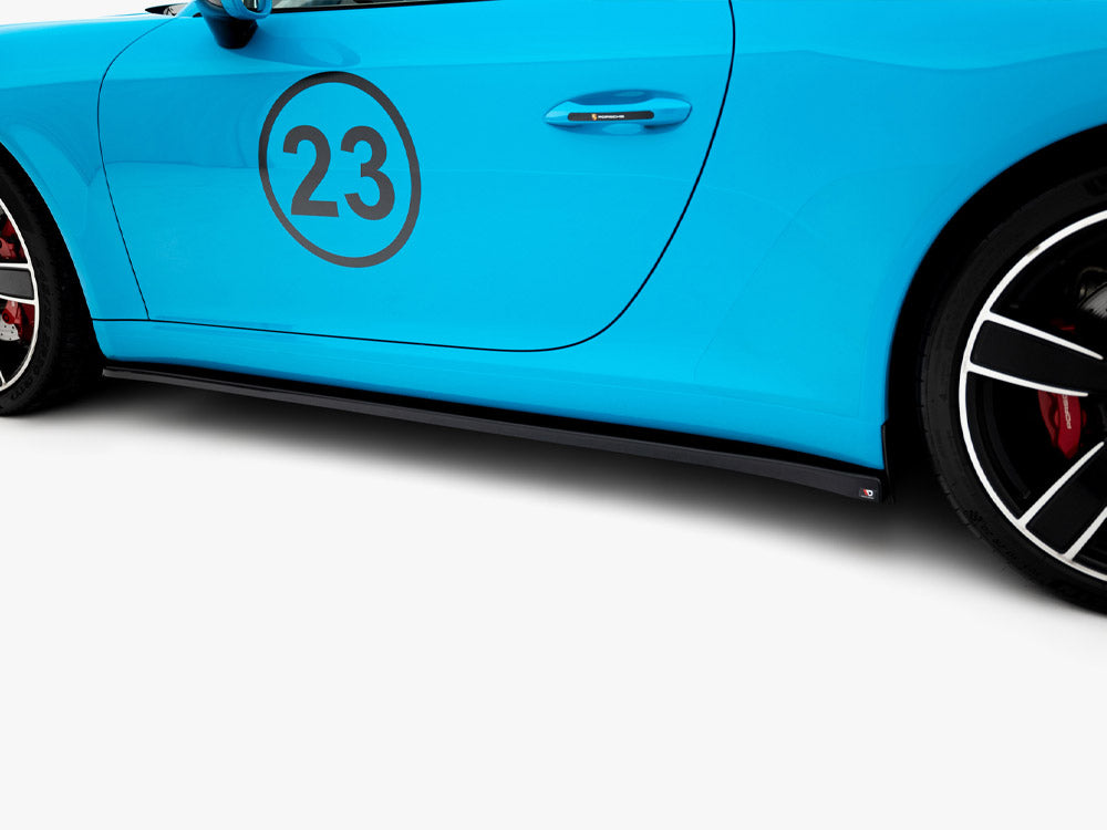 Maxton Design Side Skirt Diffusers Porsche 911 Carrera 991 Facelift